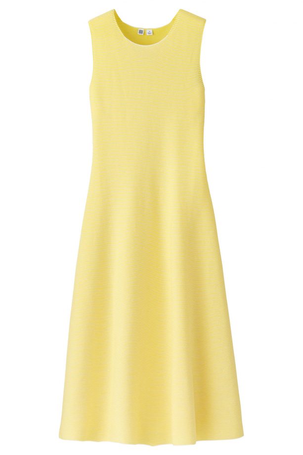 Uniqlo Yellow Ribbed Dress, £59.90