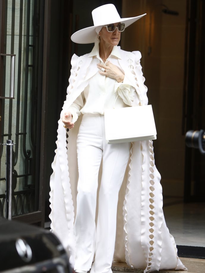 Celine Dion dressed in Ralph & Russo