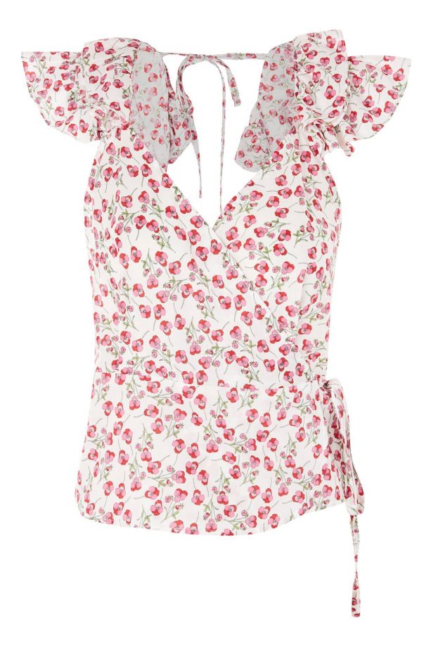 Topshop Limited Edition Liberty Print Flower Top, £34