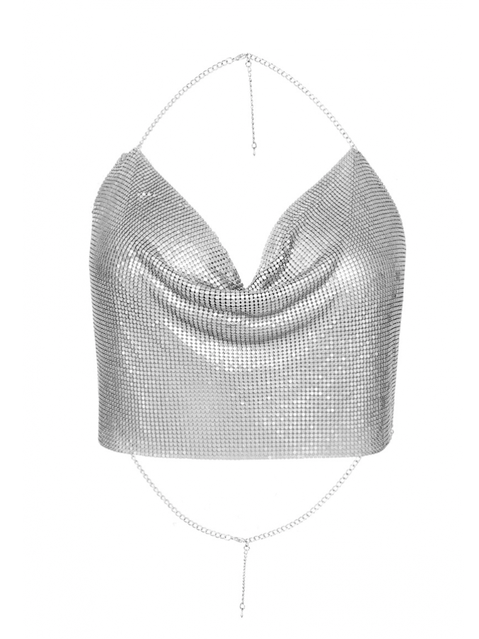 Quiz Chainmail Top, £14.99