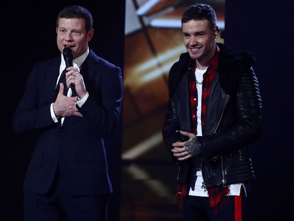 Dermot O'Leary and Liam Payne on The X Factor
