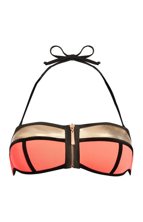Primark Zip Bikini Top, £6