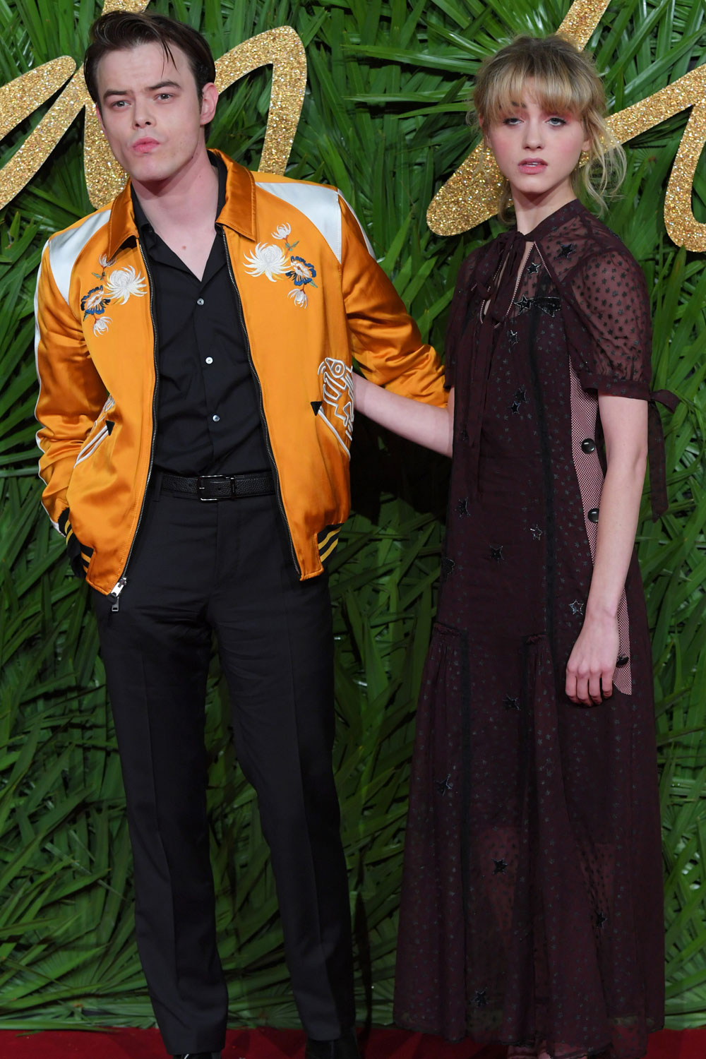 Charlie Heaton and Natalya Dyer