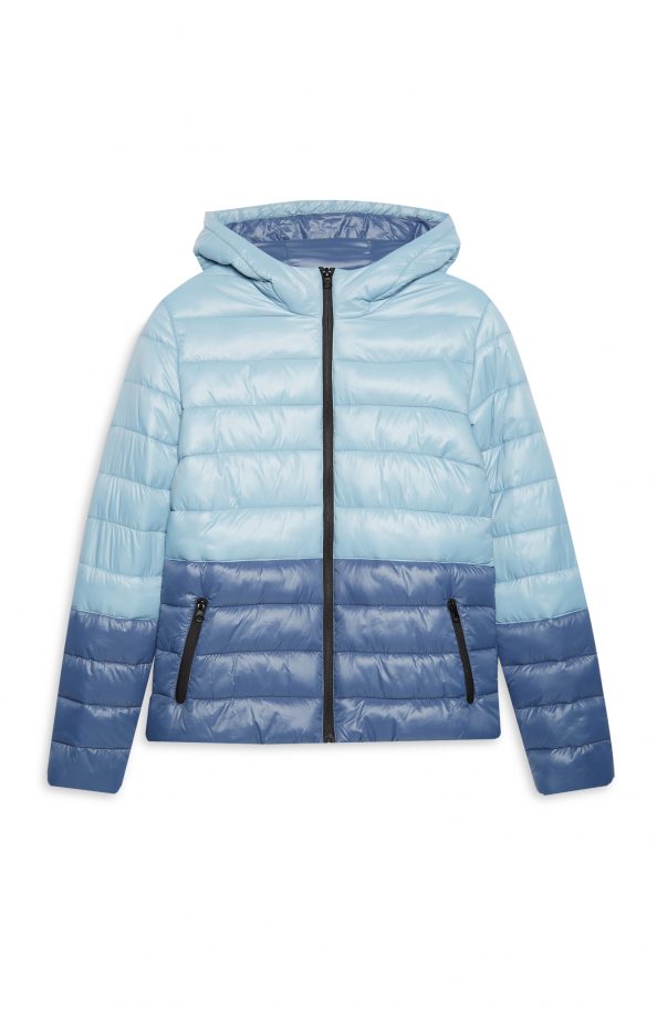 Primark Blue Padded Puffa, £18