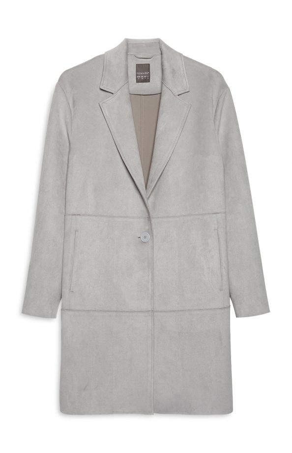 Primark Grey Crombie, £30