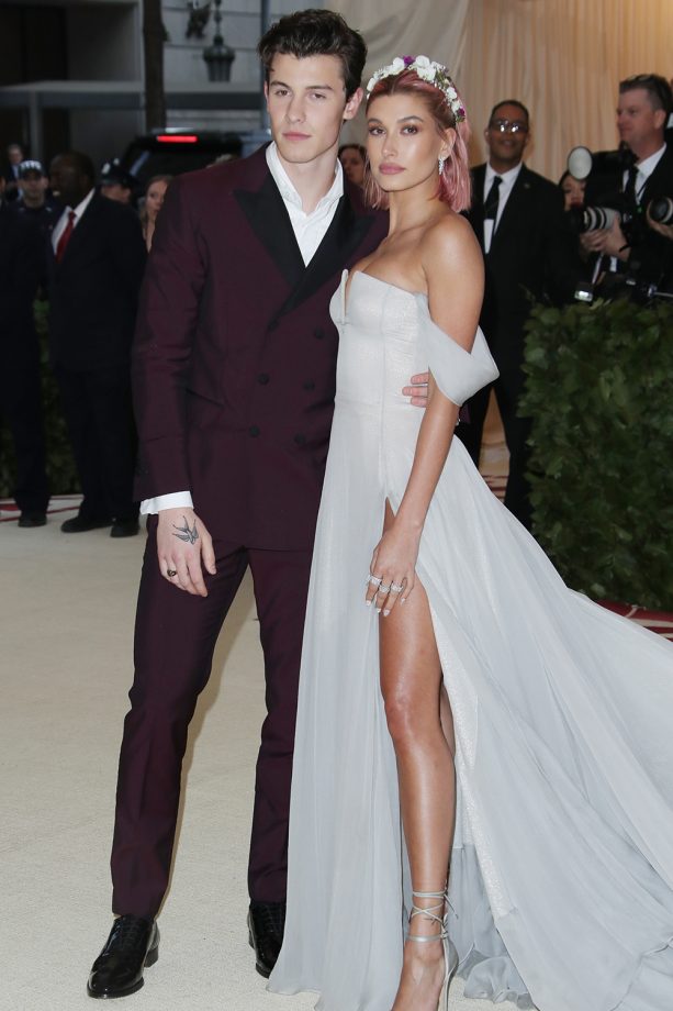 Hailey Baldwin And Shawn Mendes At The Met Gala 2018