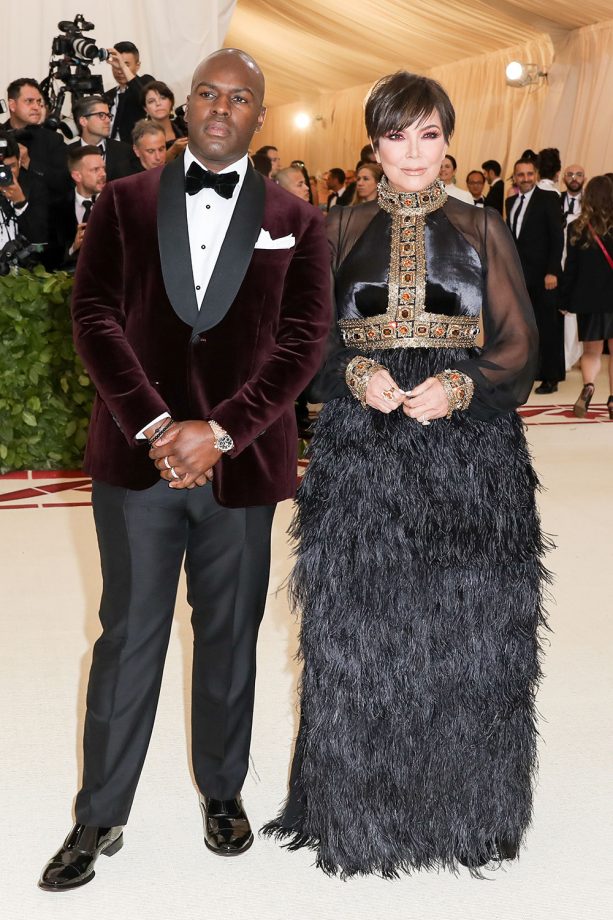 Kris Jenner And Corey Gamble At The Met Gala 2018