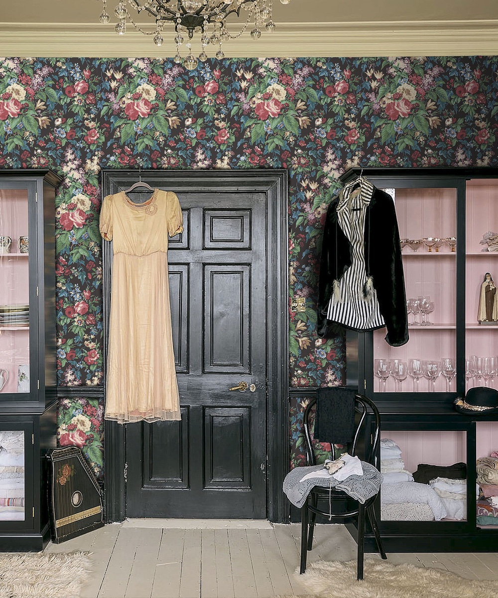 Woodchip and Magnolia Nirvana wall mural