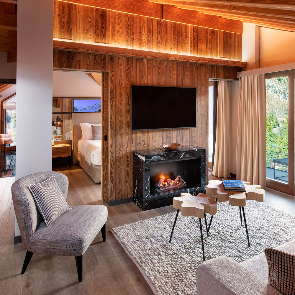 Le Massif is a stylish five-star ski hotel