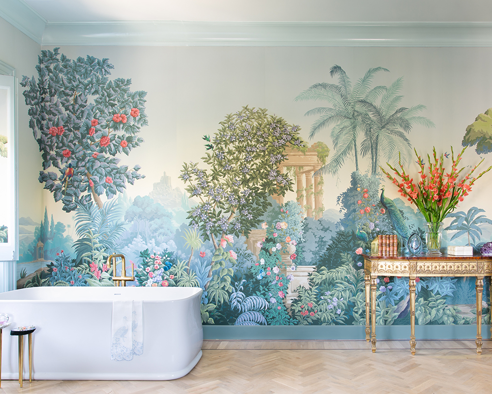 ABH Interiors bathroom mural