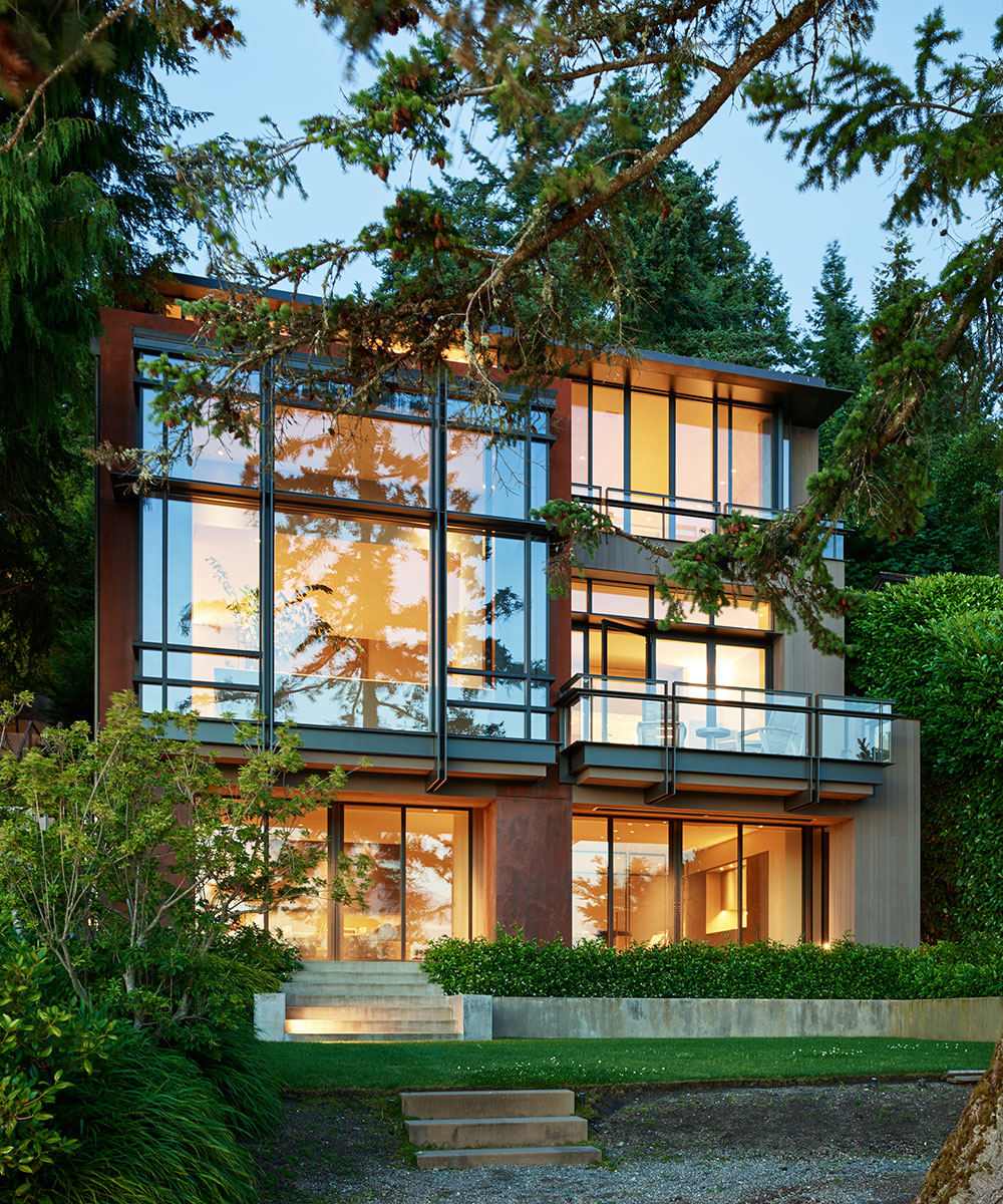 Lakeside home