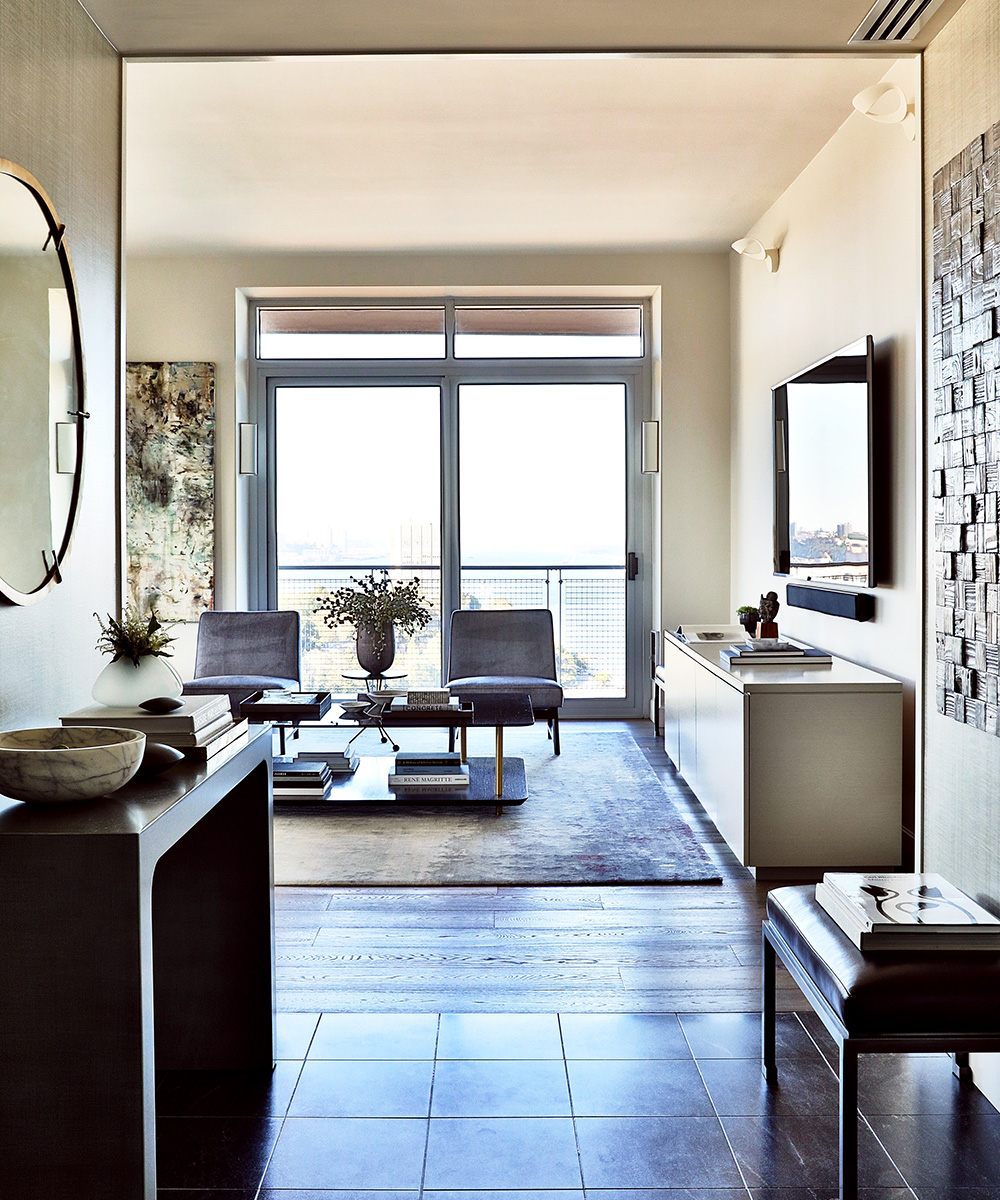 Modern penthouse suite at the W Hotel