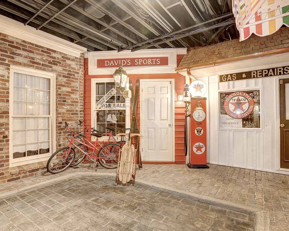 life-sized town