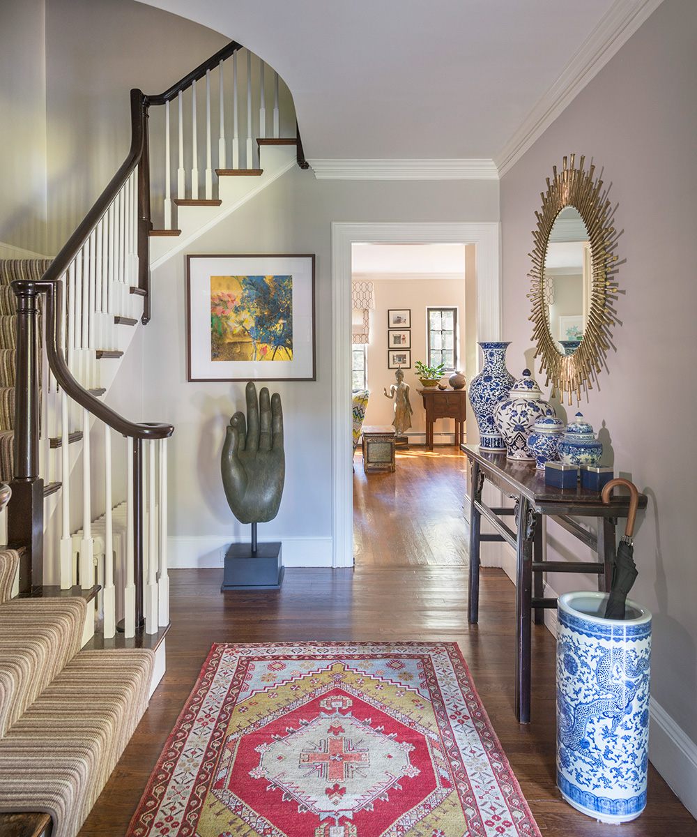 Colourful New England home
