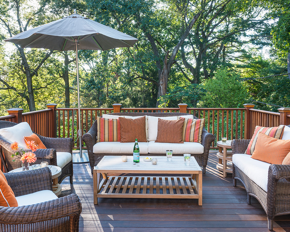 Colourful New England home