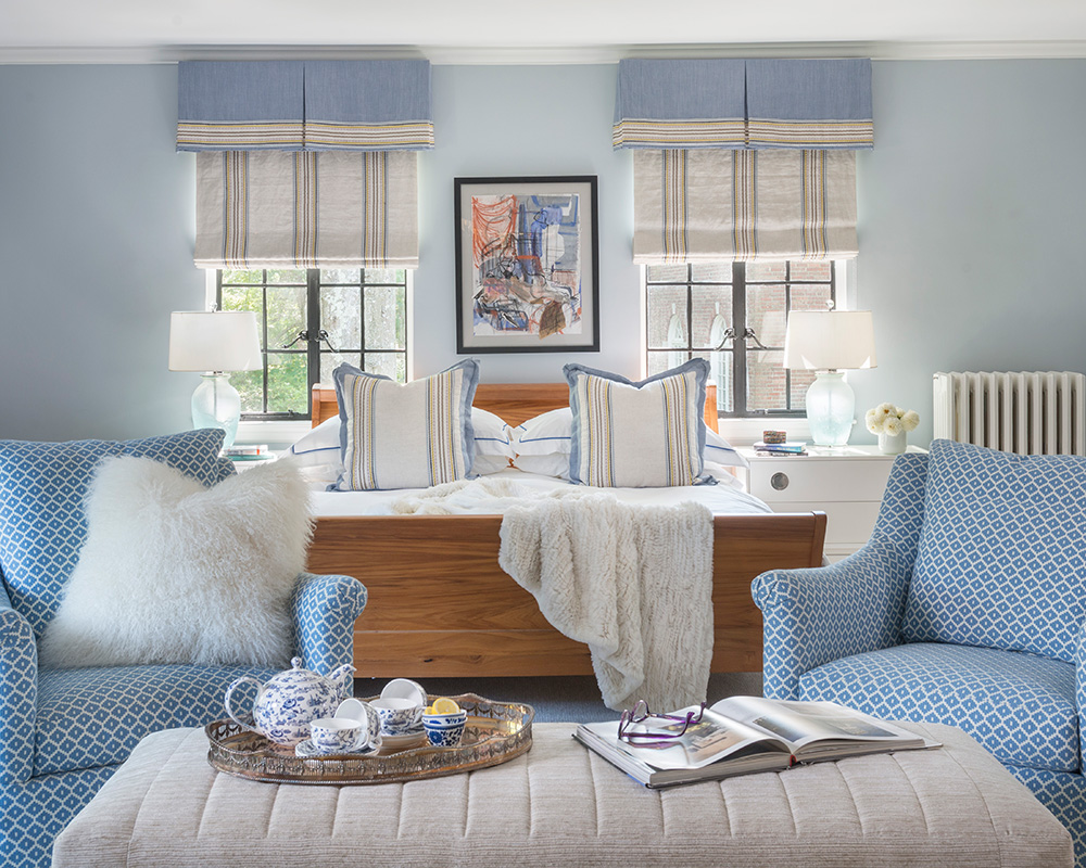 Colourful New England home