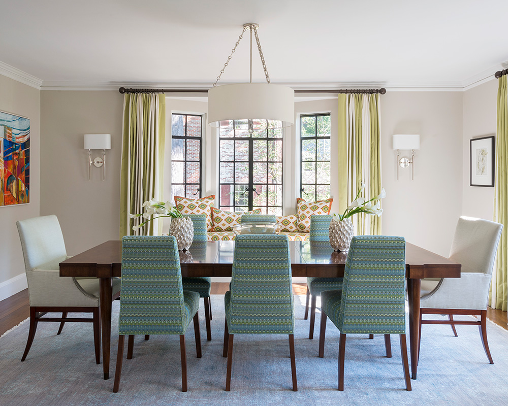 Colourful New England home