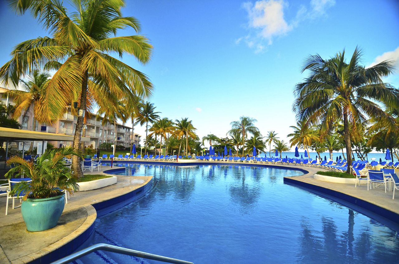 The resort boasts four swimming pools