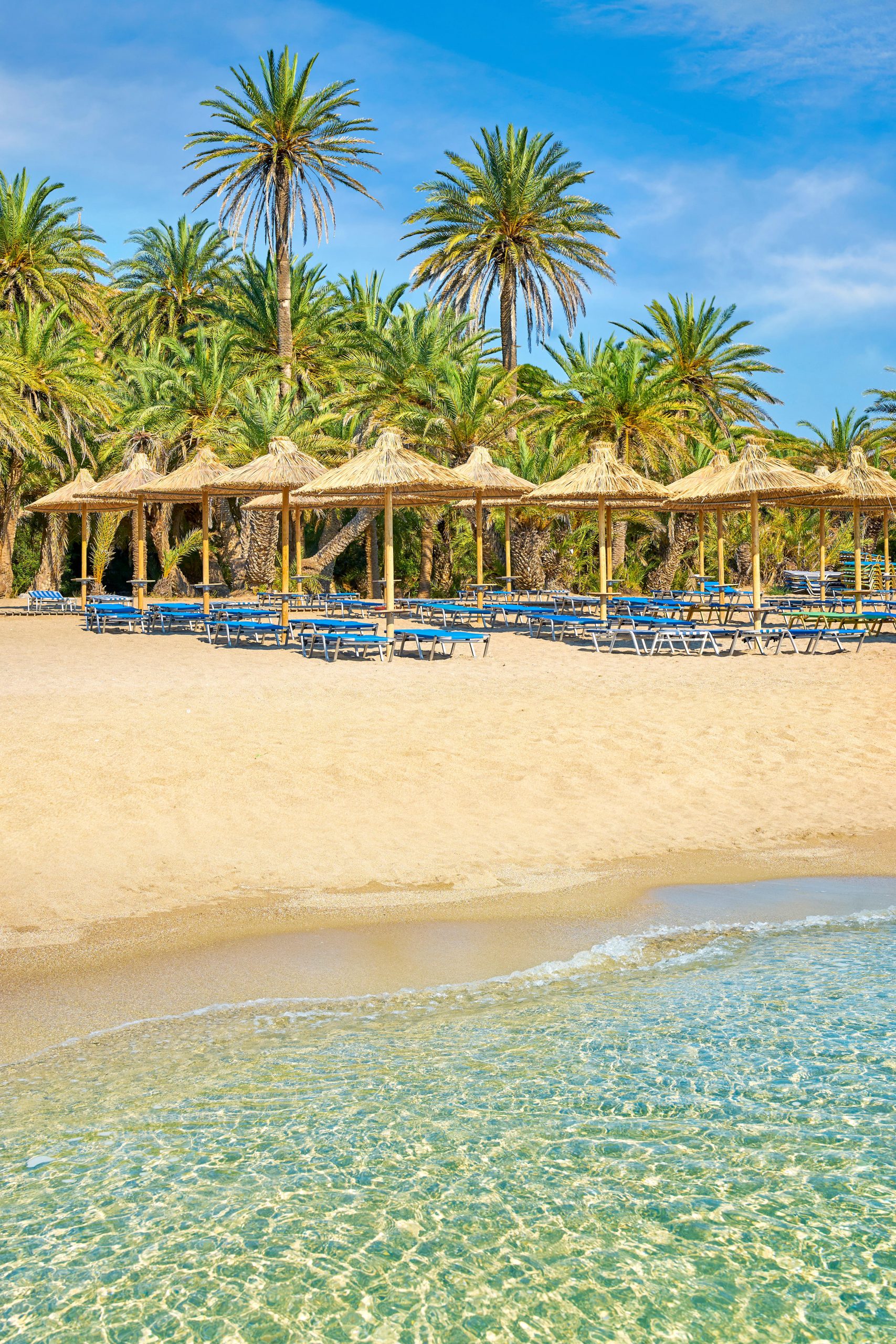 Vai Beach on Crete Island, Greece