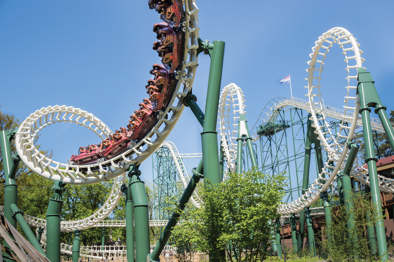 Efteling theme park - Python rollercoaster