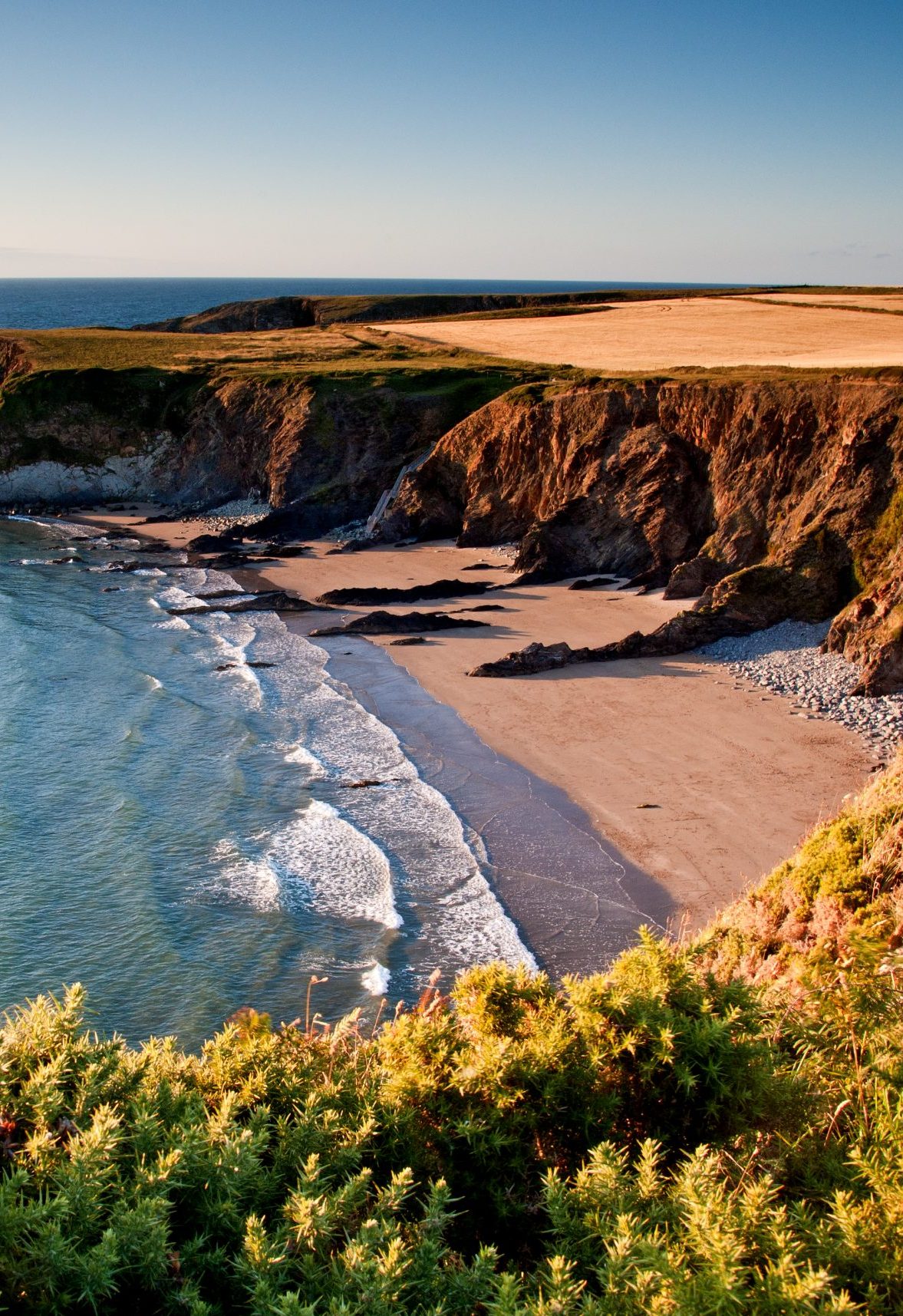 A beach on the Pembrokeshire Coast, Wales
