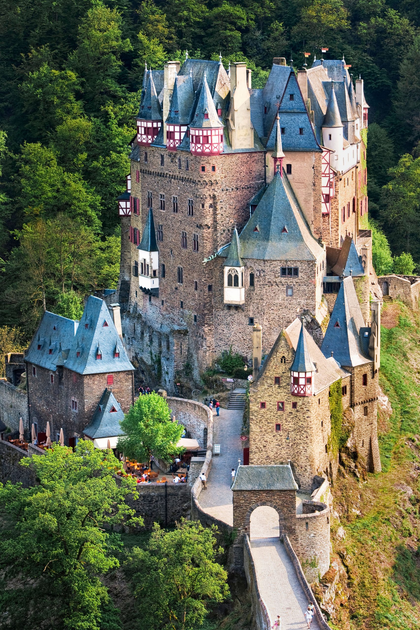 Burg Eltz in Germany, the inspiration behind Disney's Cinderella castle