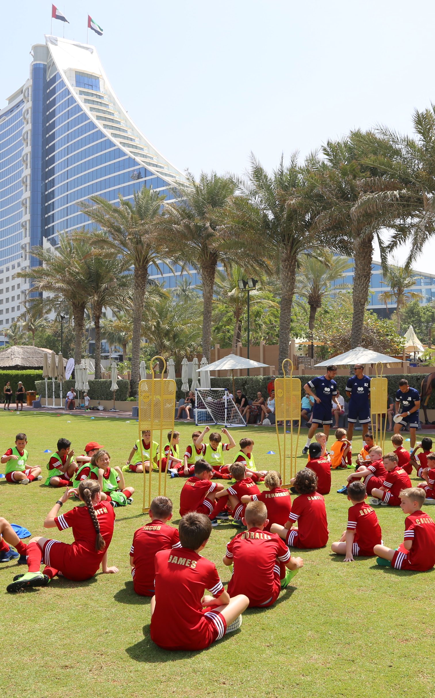Jumeirah Beach Hotel Football camp